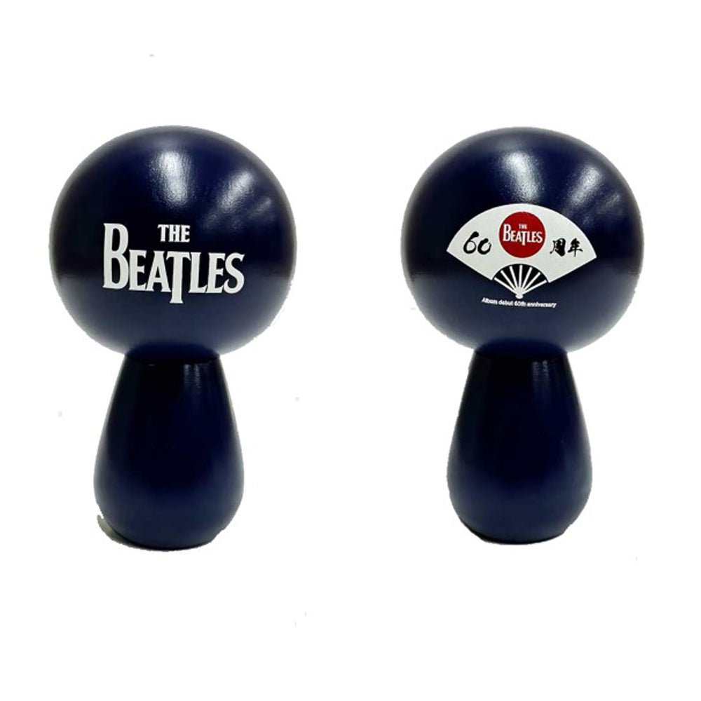 THE BEATLES ビートルズ (結成 65周年 ) - meets Japanese traditional craft Album debut 60th anniversary / こけし / 小 / 青色 / インテリア置物 - PGS